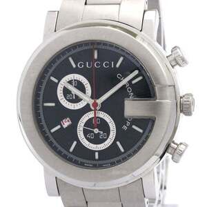 GUCCI G-Chrono Quartz Stainless Steel Mens Watch YA101309 101M Polished